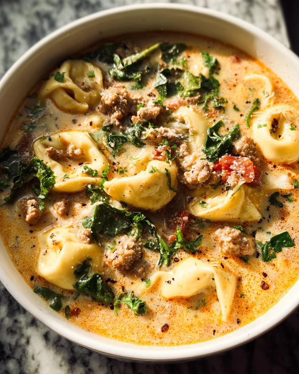 Sausage Tortellini Soup 24 Sausage