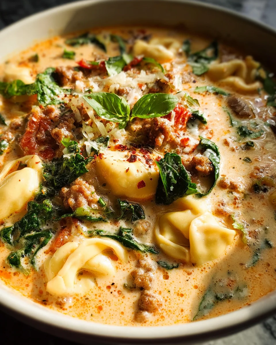 Sausage Tortellini Soup 25 Sausage