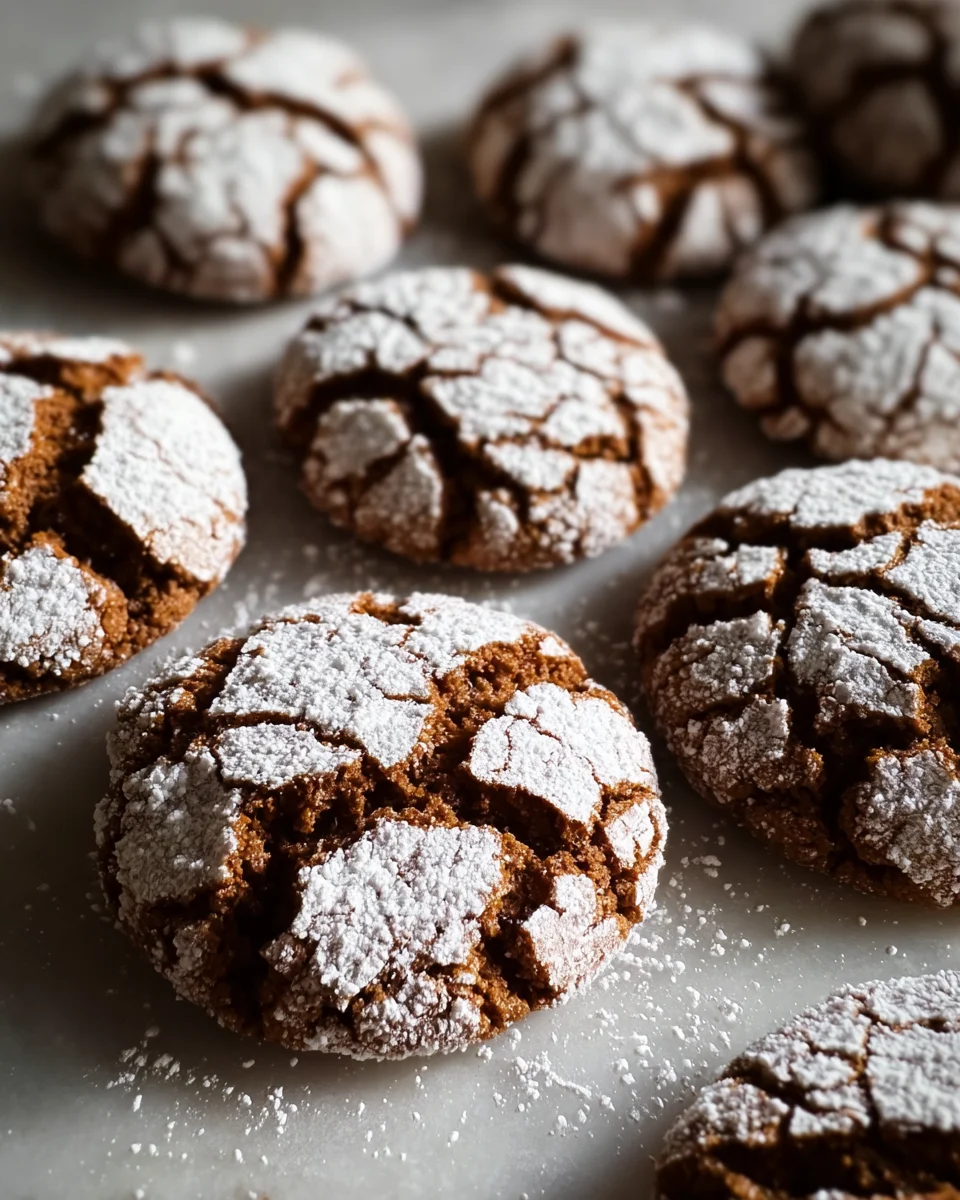 Soft and Spiced Gingerbread Crinkle Cookies 26 Soft