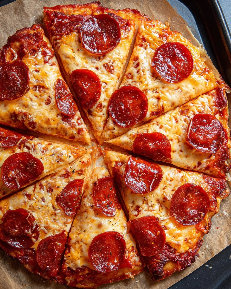 Viral Cottage Cheese Flatbread Pizza