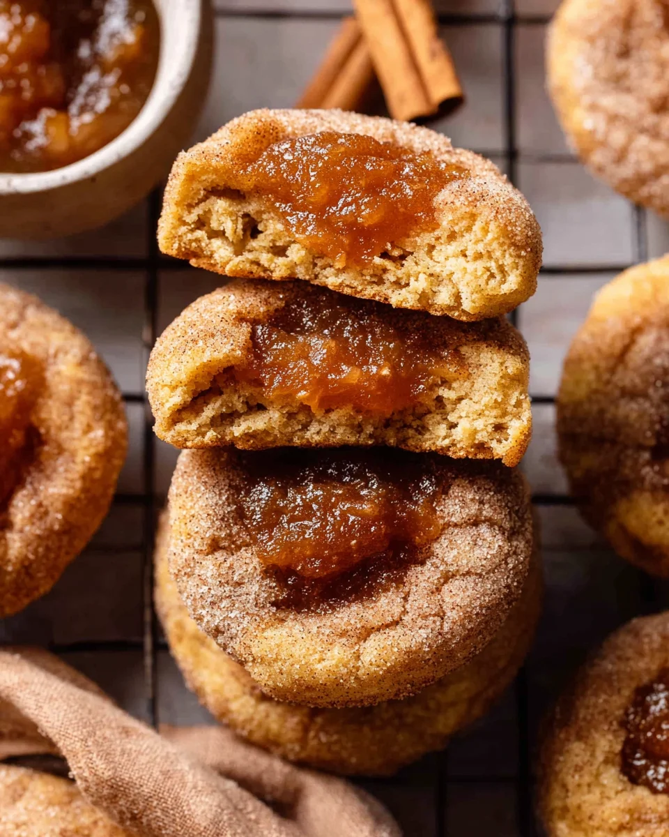 Apple Butter Snickerdoodle Cookies 24 Apple Butter Snickerdoodle Cookies