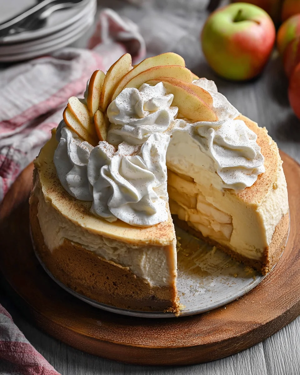 Apple Cider Cheesecake 18 Apple