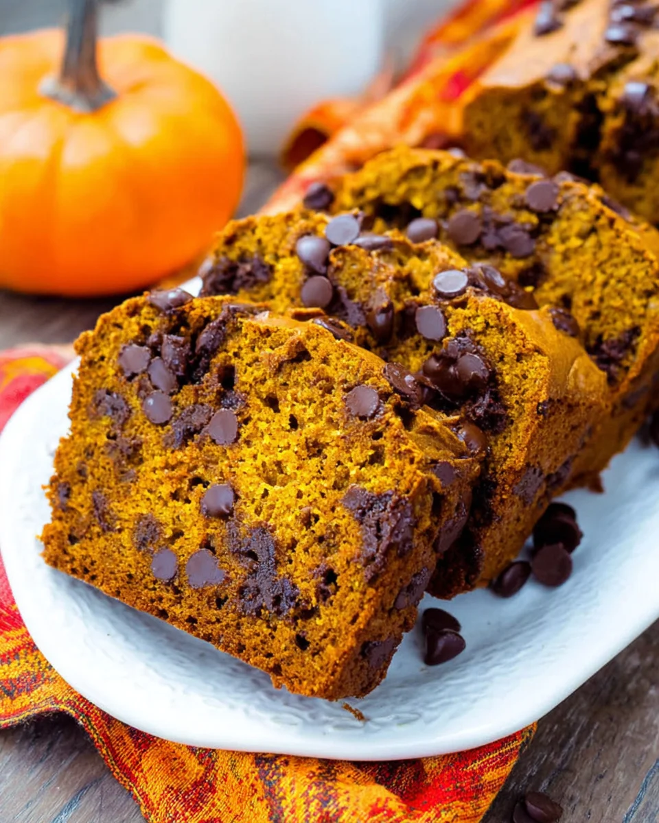 Best Chocolate Chip Pumpkin Bread