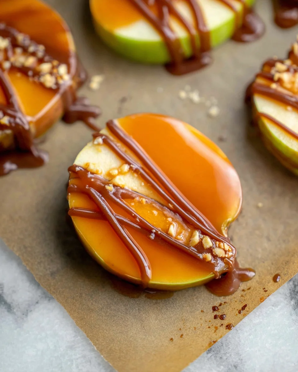 Caramel Apple Slices