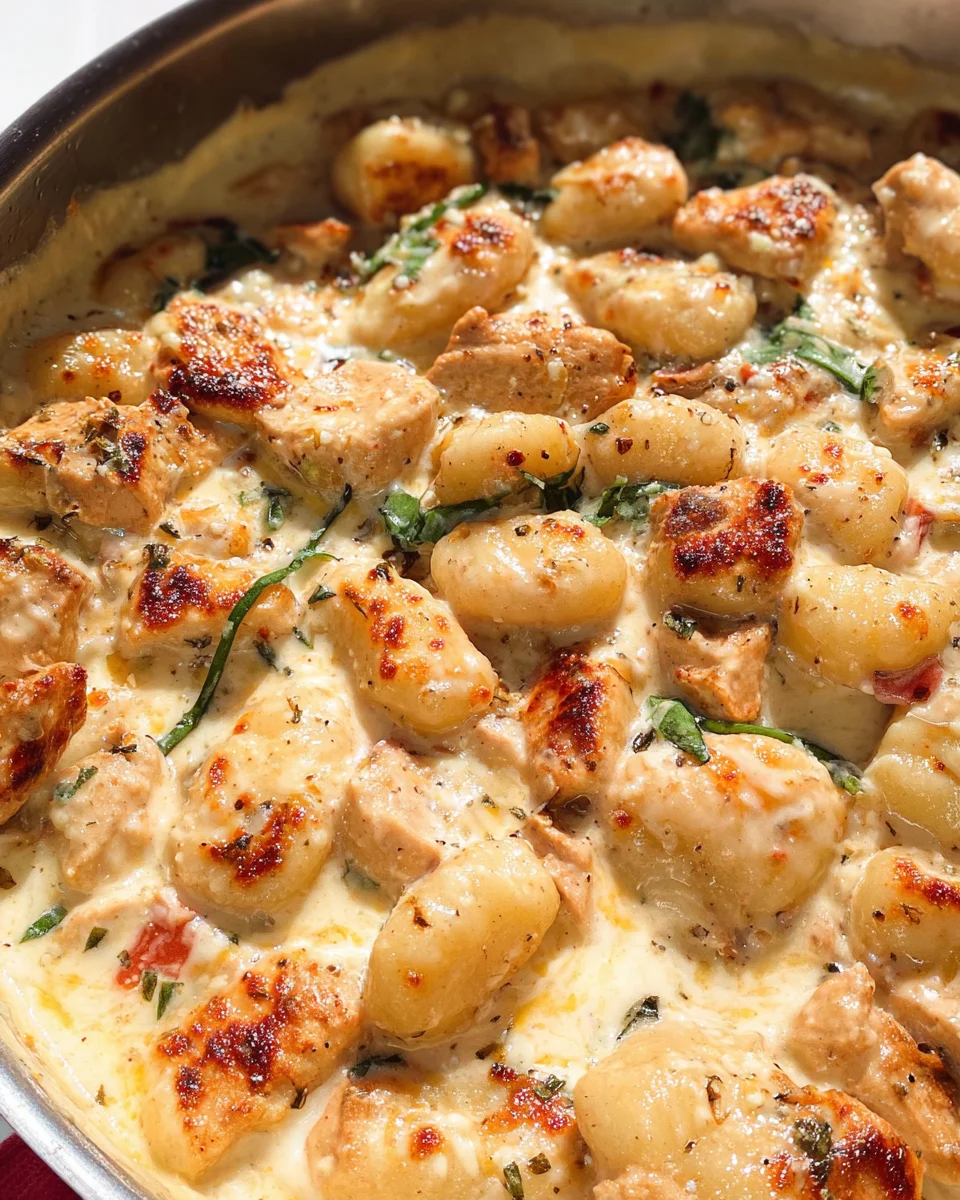 Chicken Alfredo Gnocchi 28 Chicken Alfredo Gnocchi