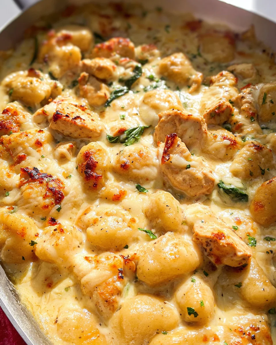 Chicken Alfredo Gnocchi 26 Chicken