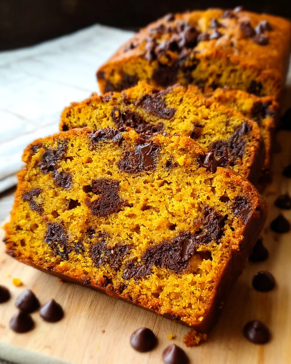 Chocolate Chip Pumpkin Bread 26 Chocolate Chip Pumpkin Bread