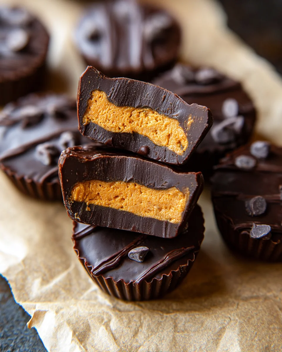 Chocolate Pumpkin Butter Cups 16 Chocolate