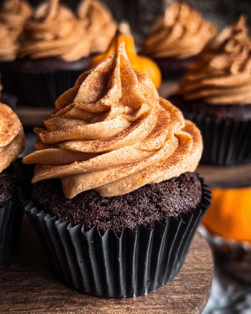 Chocolate Pumpkin Cupcakes 24 Chocolate Pumpkin Cupcakes