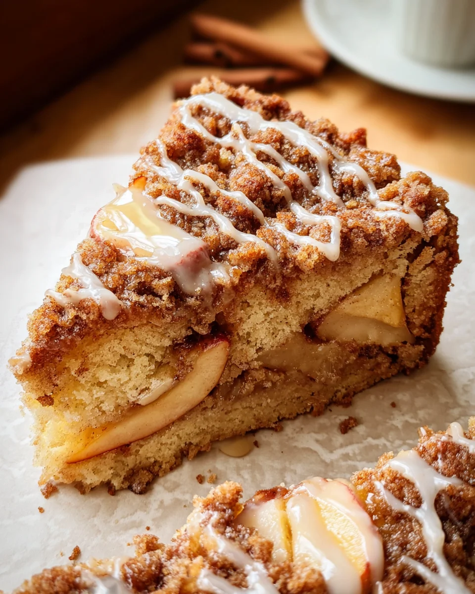 Cinnamon Apple Crumb Cake