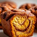 Cinnamon Swirl Pumpkin Bread Mini Loaves