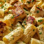 Creamy Garlic Butter Chicken and Rigatoni in Parmesan Sauce 24 Creamy Garlic Butter Chicken and Rigatoni in Parmesan Sauce