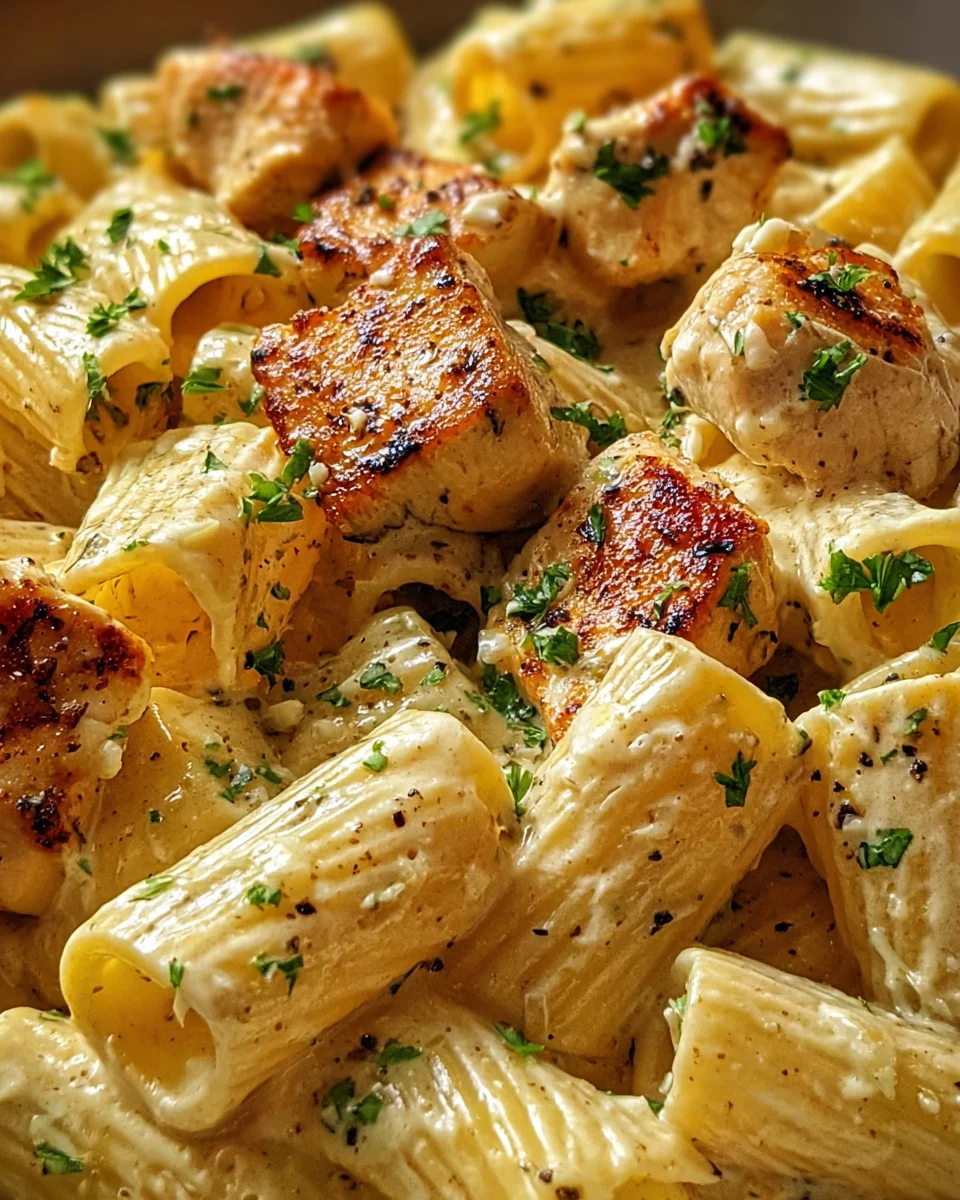 Creamy Garlic Butter Chicken and Rigatoni in Parmesan Sauce 24 Creamy Garlic Butter Chicken and Rigatoni in Parmesan Sauce