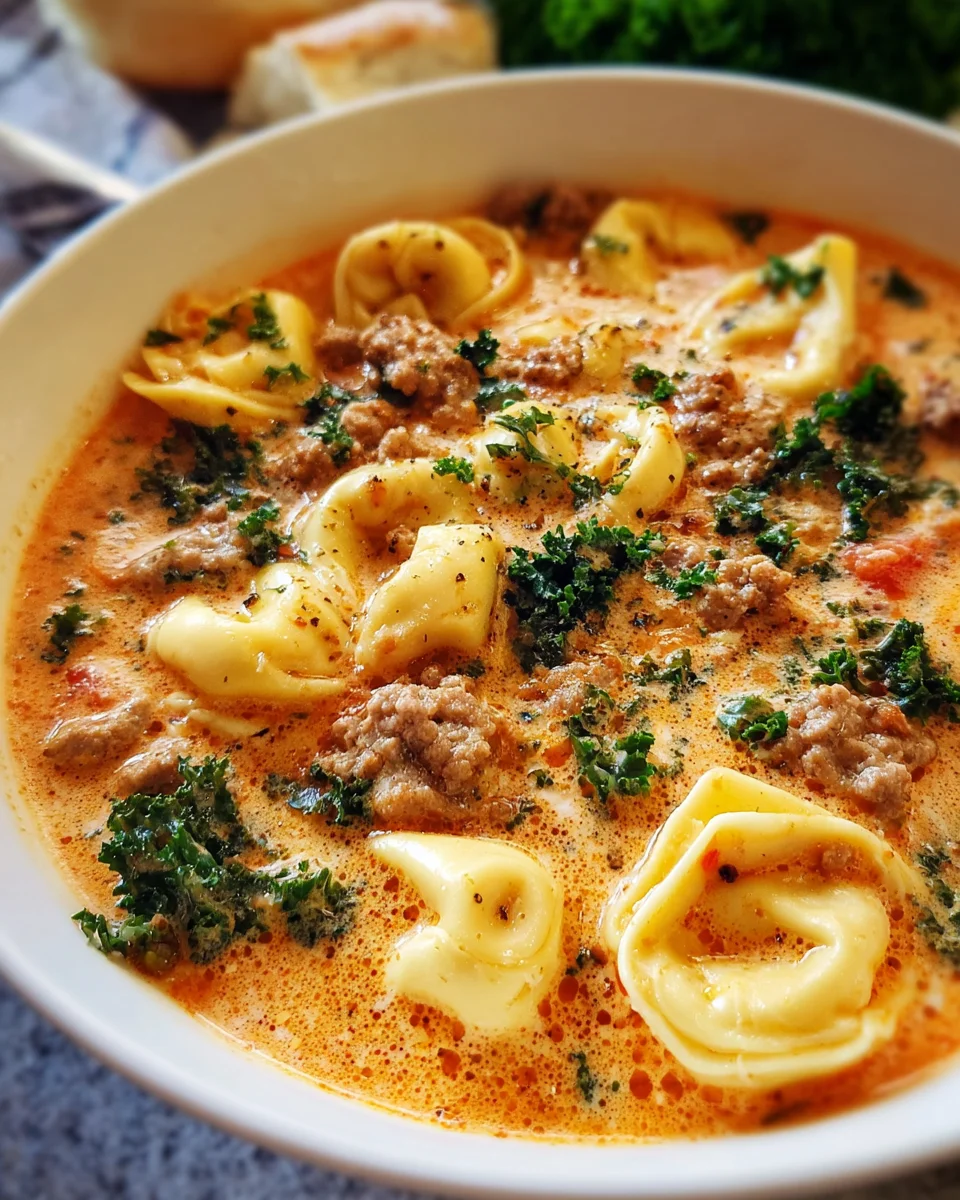 Creamy Tortellini Soup 33 Creamy Tortellini Soup
