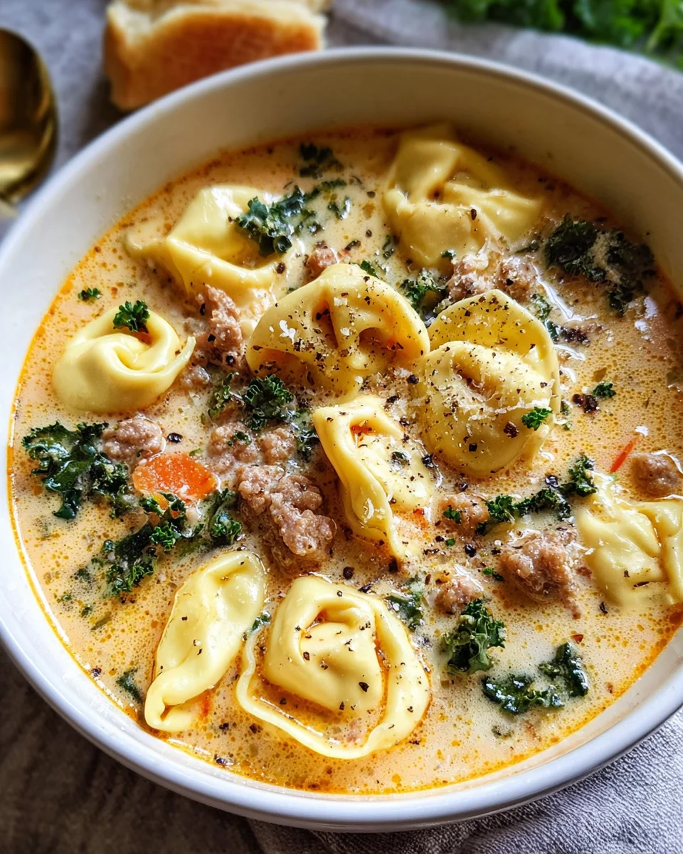 Creamy Tortellini Soup 22 Creamy