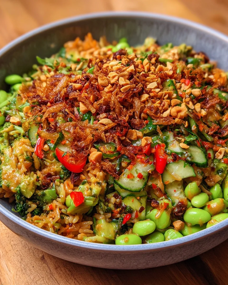Crispy Rice Salad with Peanut-Chili Dressing 25 Crispy