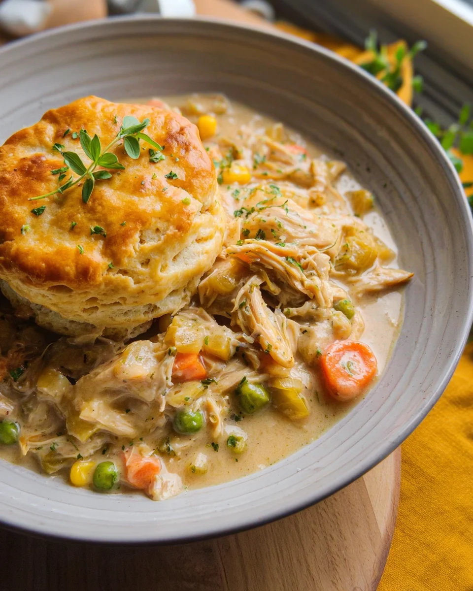 Crock Pot Chicken Pot Pie