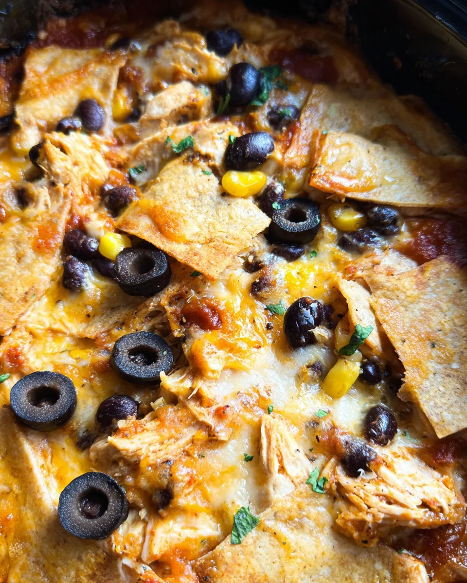 Crockpot Chicken Enchiladas Casserole 19 Crockpot