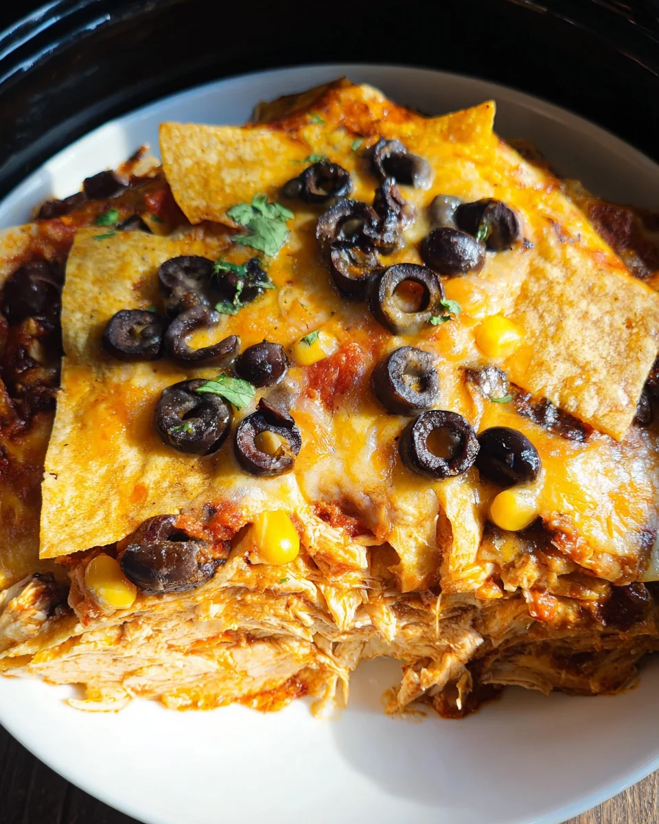 Crockpot Chicken Enchiladas Casserole 20 Crockpot