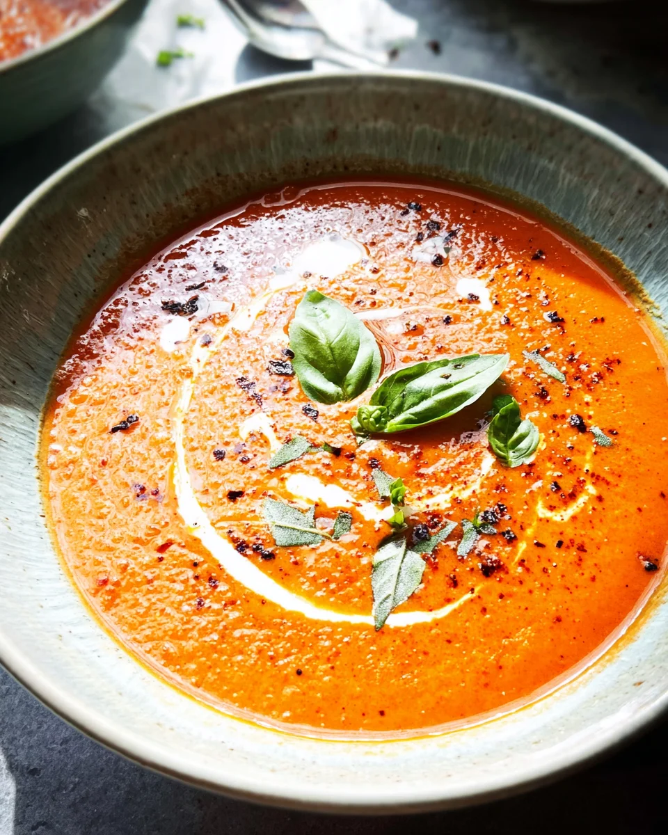 Easy Homemade Roasted Tomato Soup 20 Easy