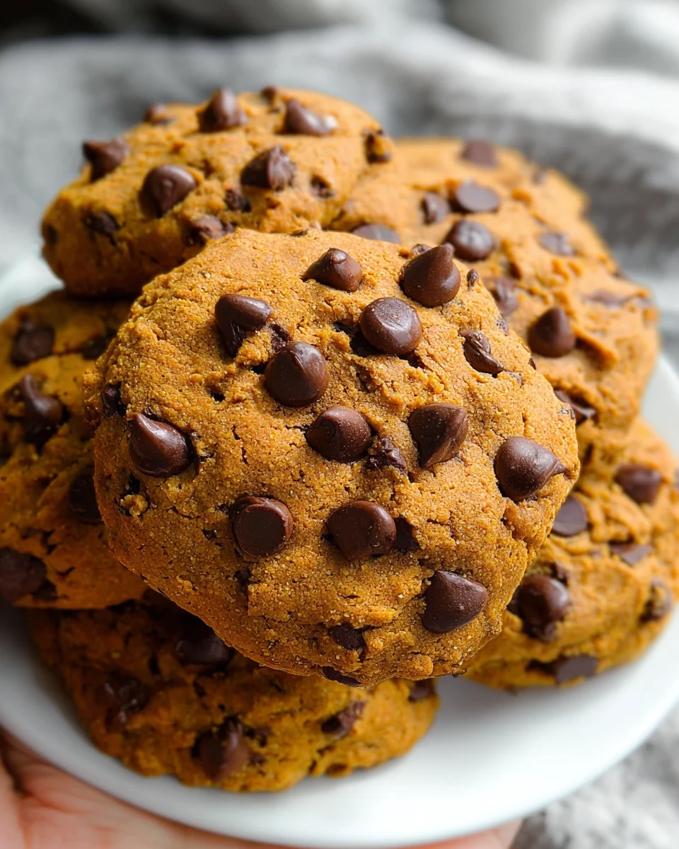 Healthy Pumpkin Chocolate Chip Cookies 22 Healthy