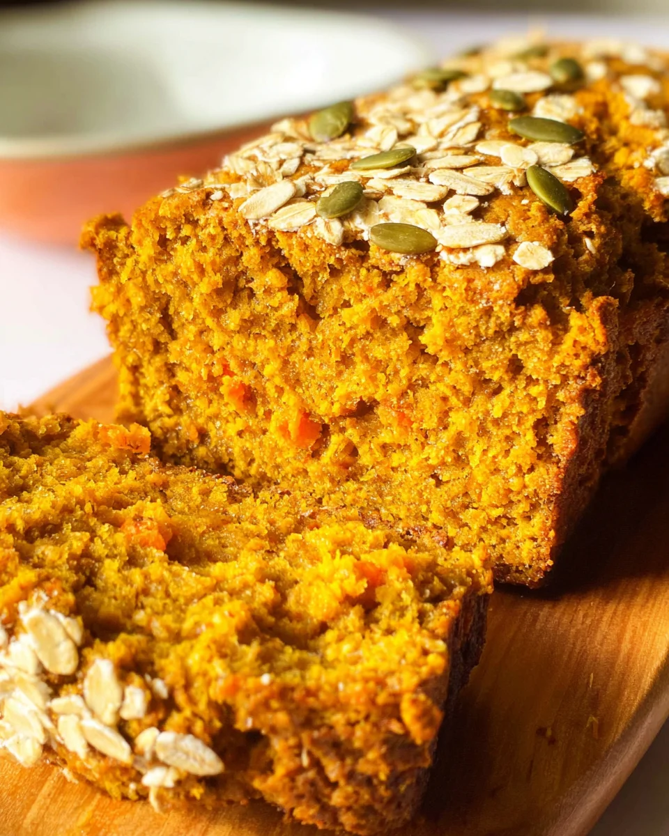 Healthy Pumpkin Oat Bread 18 Healthy