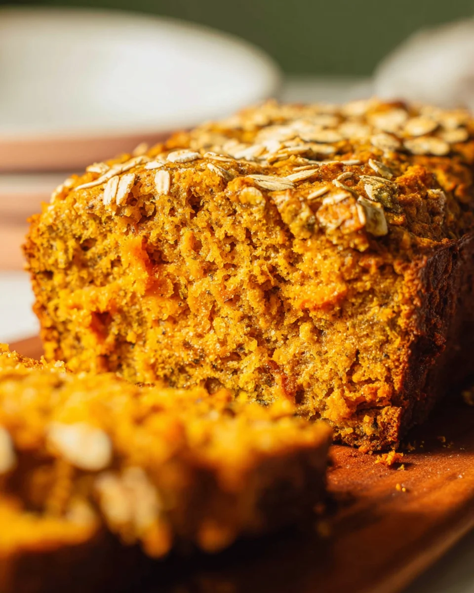 Healthy Pumpkin Oat Bread 19 Healthy