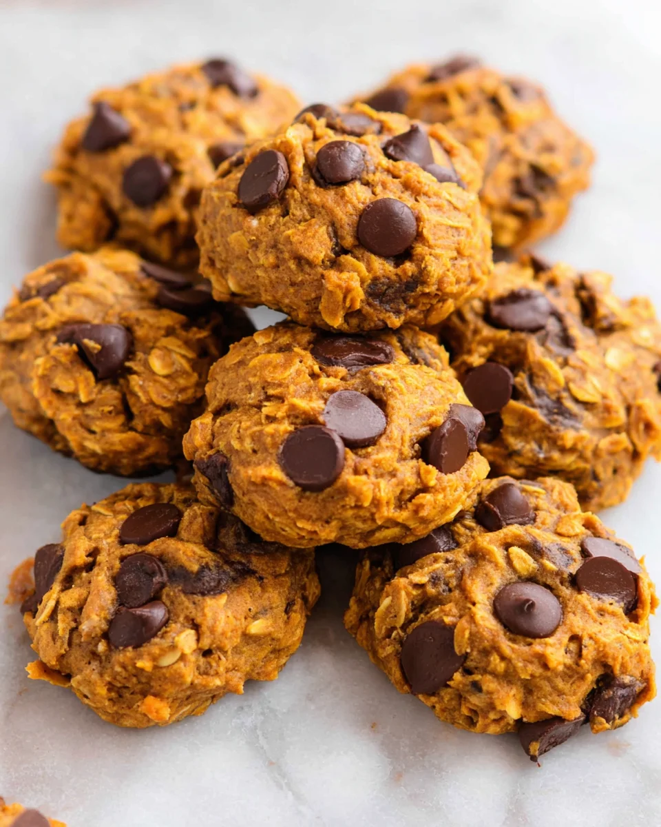 Healthy Pumpkin Oat Cookies