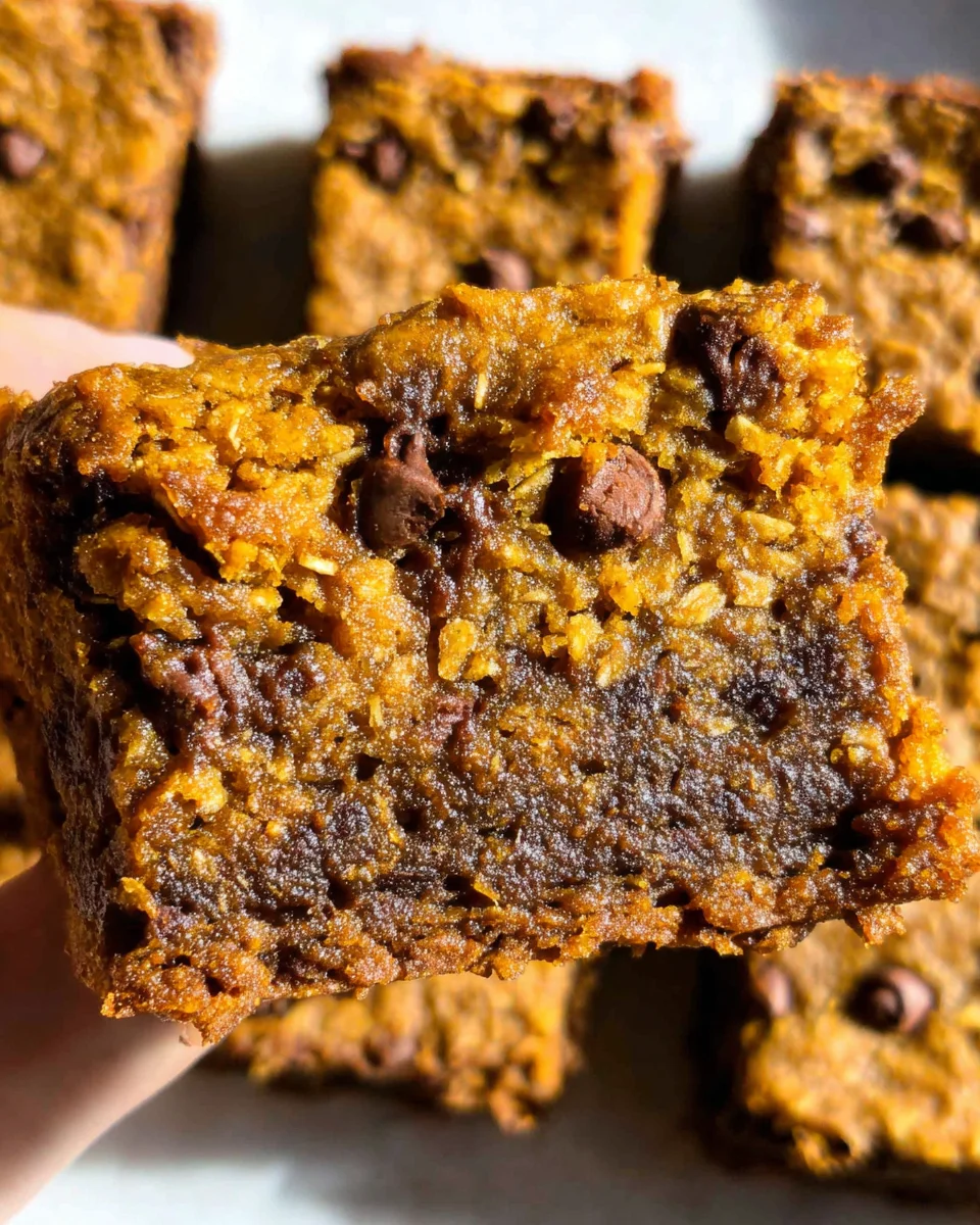Healthy Pumpkin Oatmeal Bars 23 Healthy
