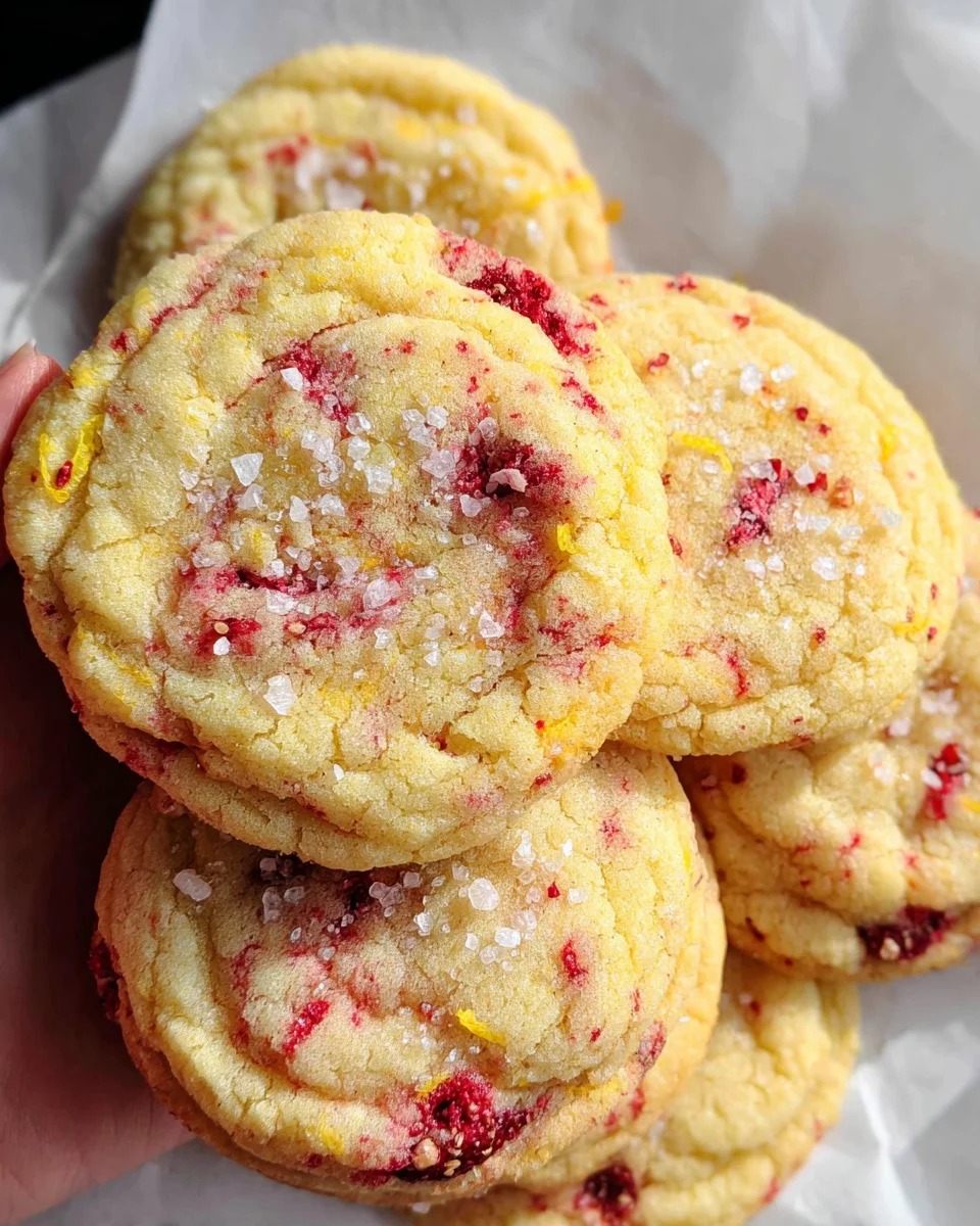Lemon Raspberry Cookies