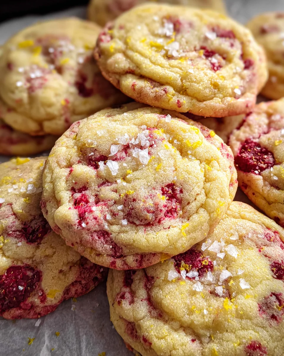 Lemon Raspberry Cookies 21 Lemon