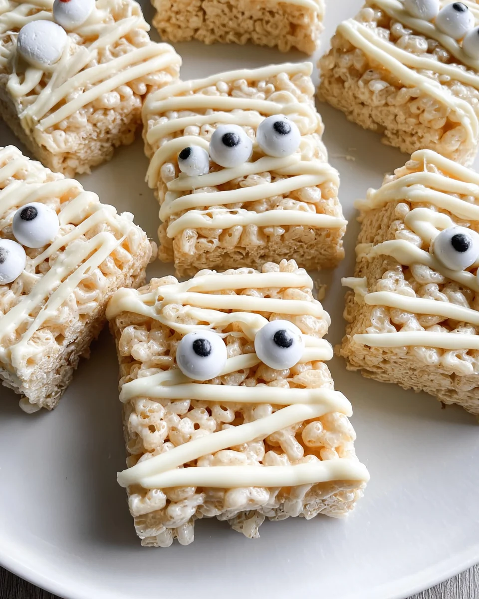 Mummy Rice Krispie Treats 15 Mummy