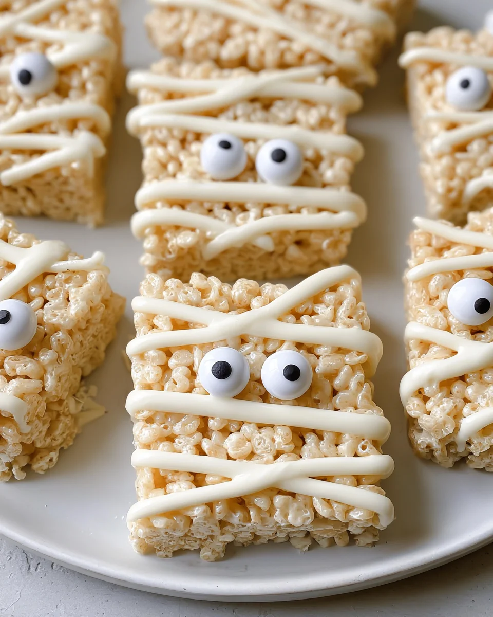 Mummy Rice Krispie Treats 16 Mummy