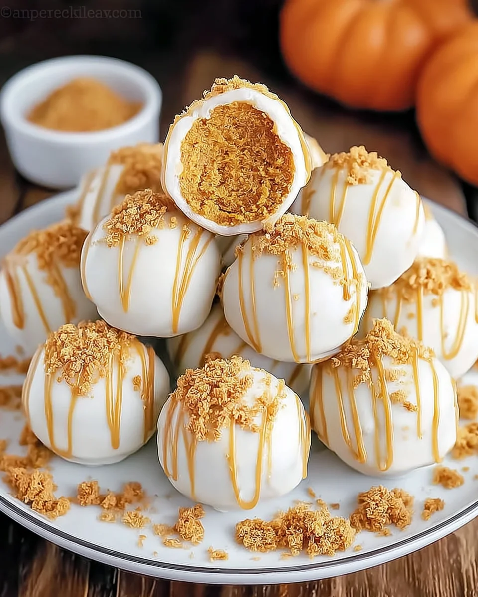 No Bake Pumpkin Balls 31 No Bake Pumpkin Balls