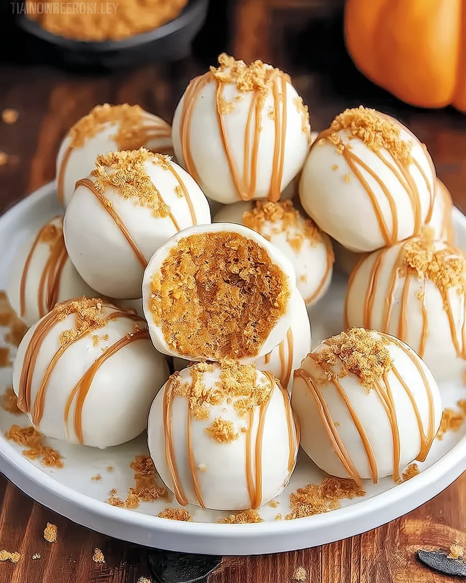 No Bake Pumpkin Balls 18 No