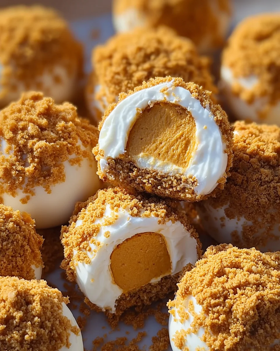 No Bake Pumpkin Cheesecake Balls 27 No Bake Pumpkin Cheesecake Balls