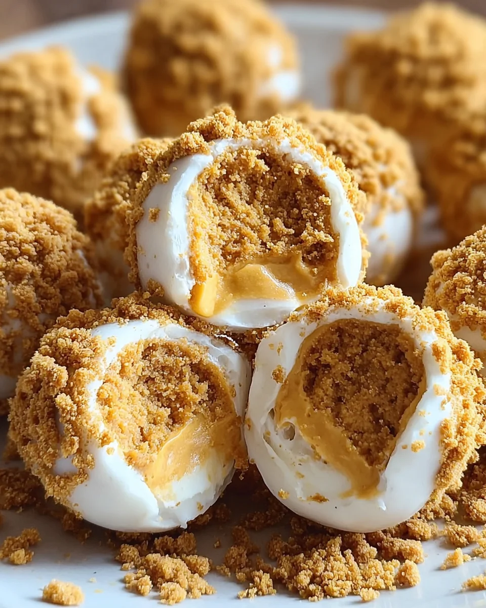 No Bake Pumpkin Cheesecake Balls 19 No