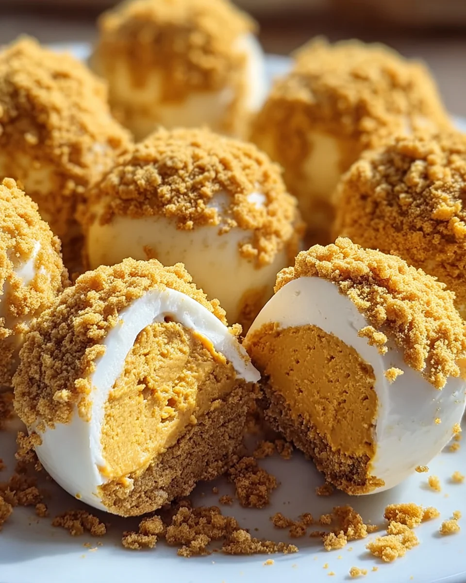 No Bake Pumpkin Cheesecake Balls 20 No