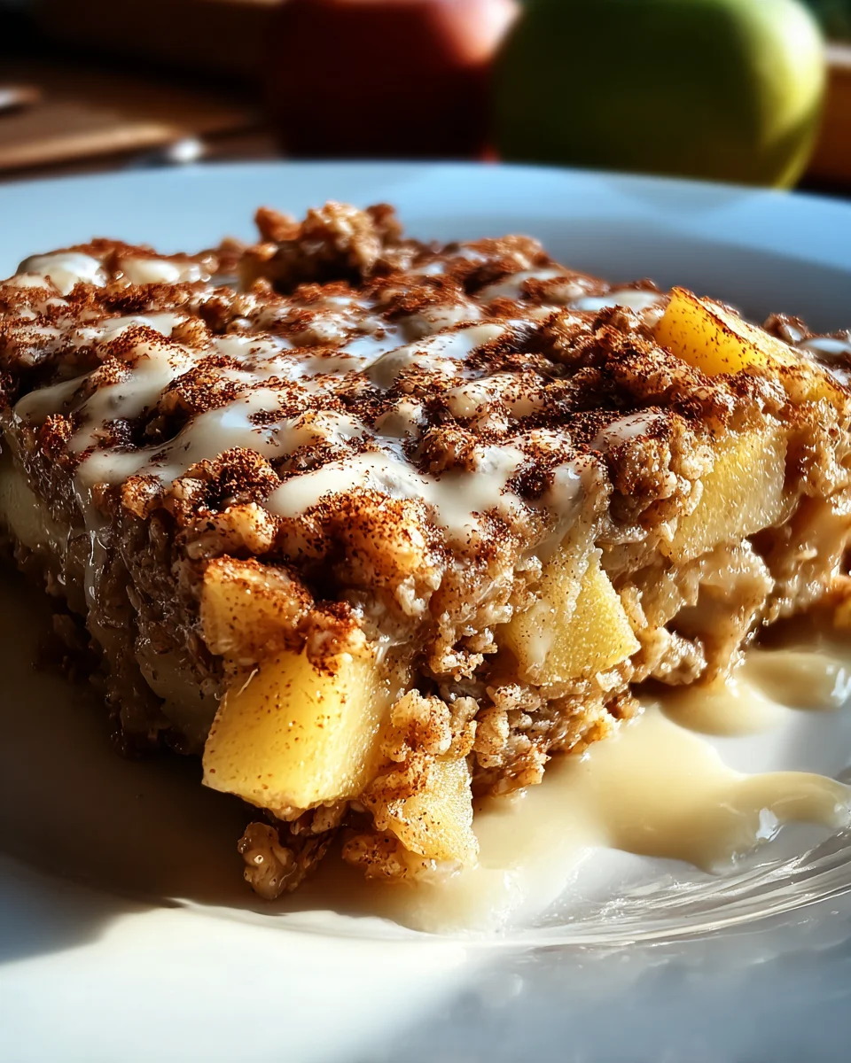 Oatmeal Apple Breakfast Bake 16 Oatmeal
