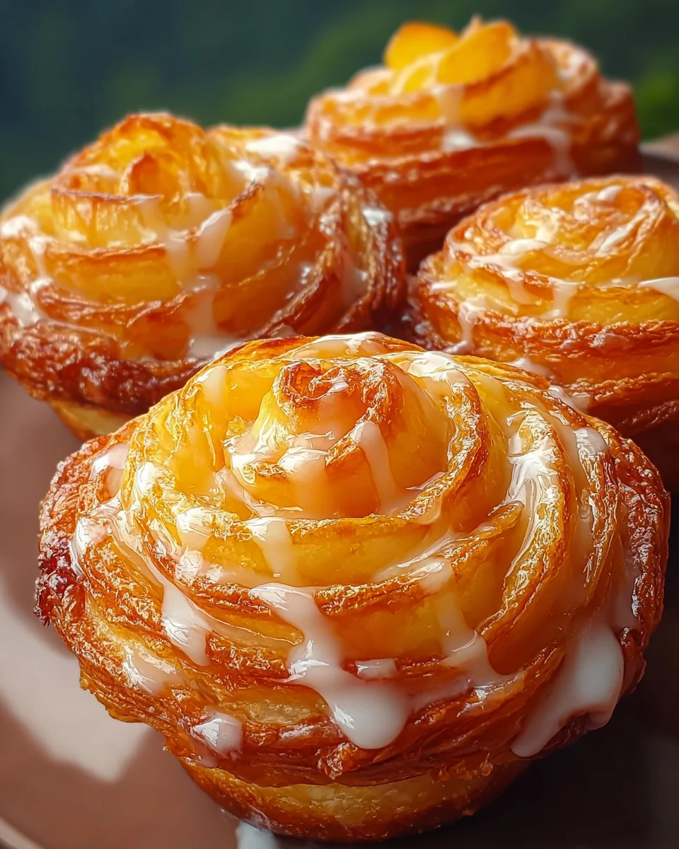 Peach Pie Cruffins Recipe