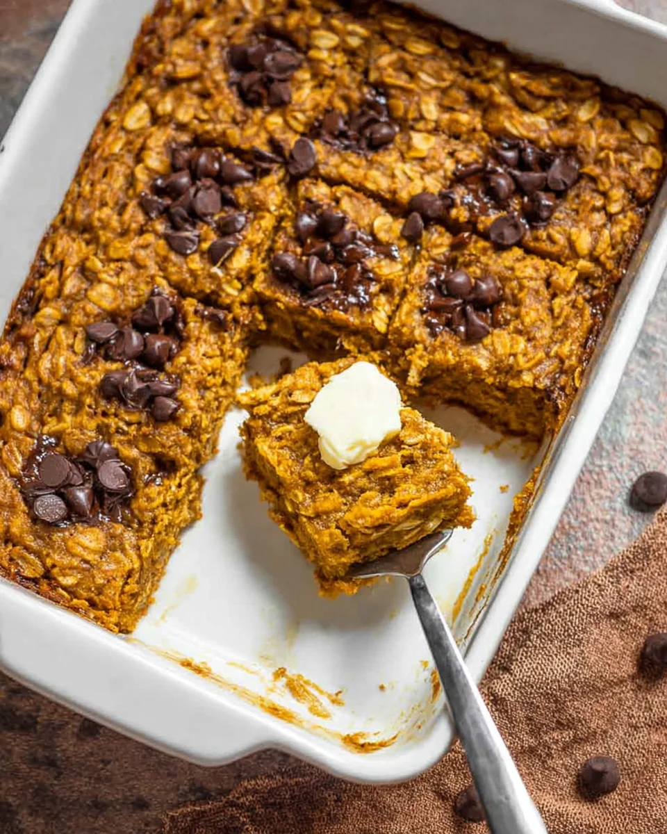 Pumpkin Baked Oatmeal 20 Pumpkin