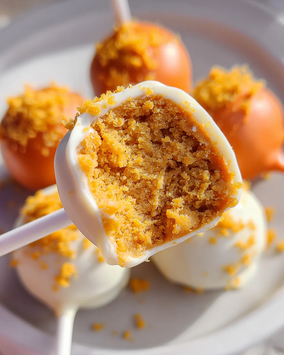 Pumpkin Cake Pops 35 Pumpkin Cake Pops