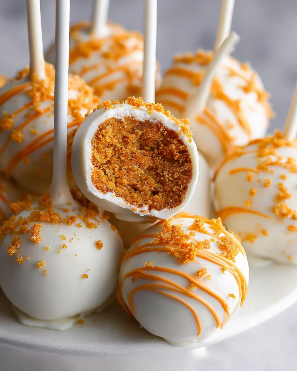 Pumpkin Cake Pops 23 Pumpkin