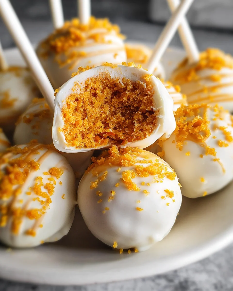 Pumpkin Cake Pops 24 Pumpkin