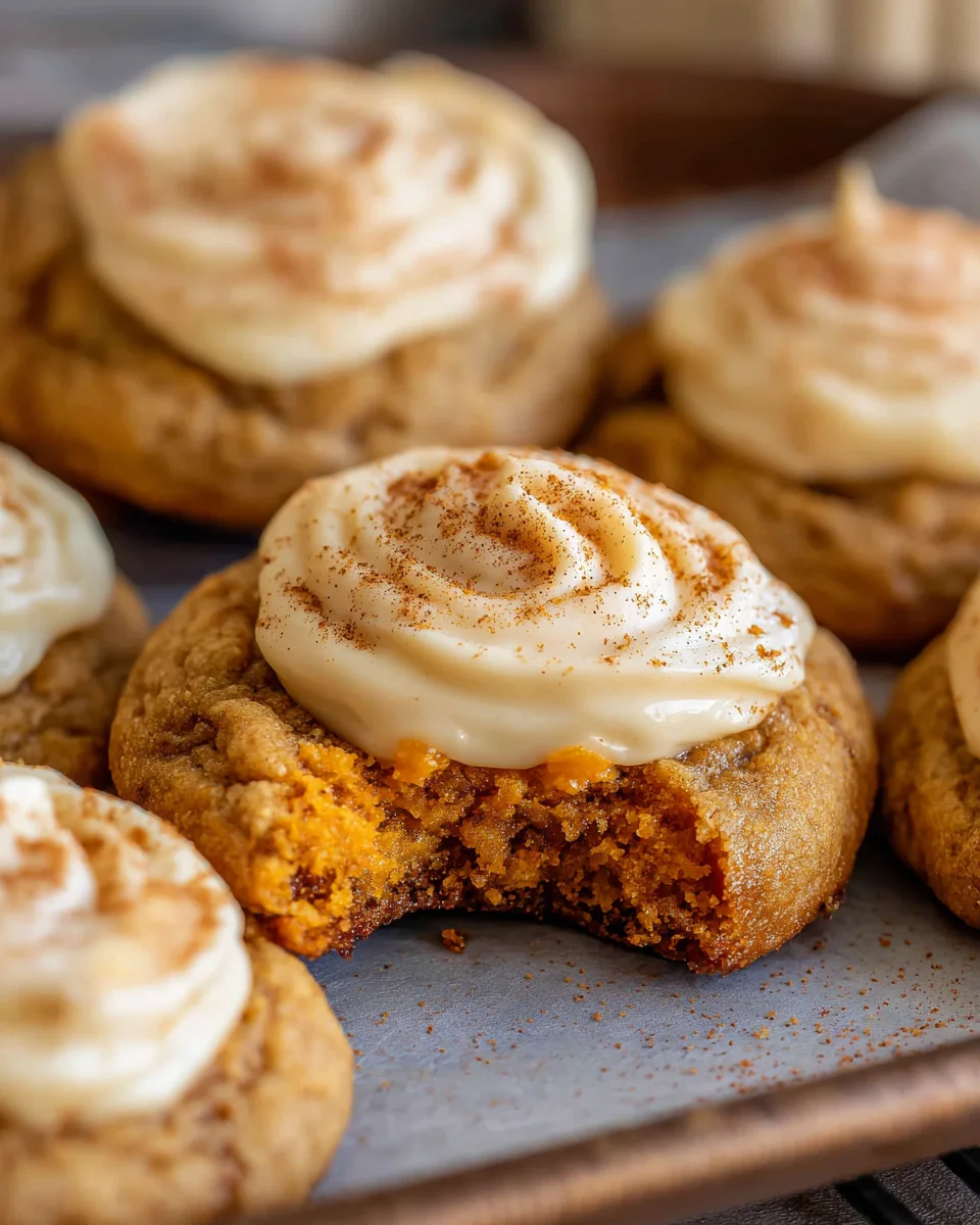 Pumpkin Cheesecake Cookies 25 Pumpkin