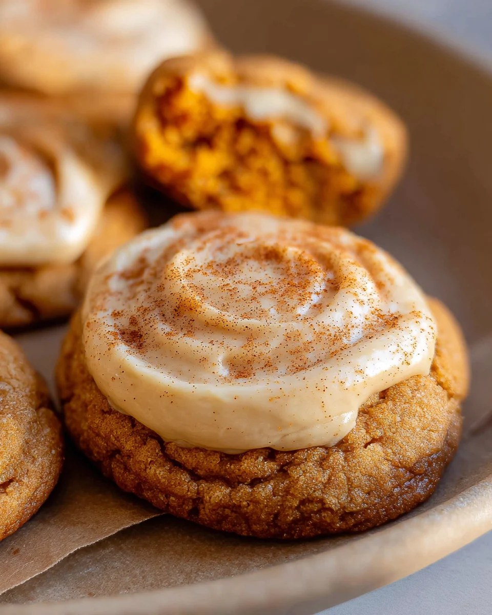 Pumpkin Cheesecake Cookies 26 Pumpkin