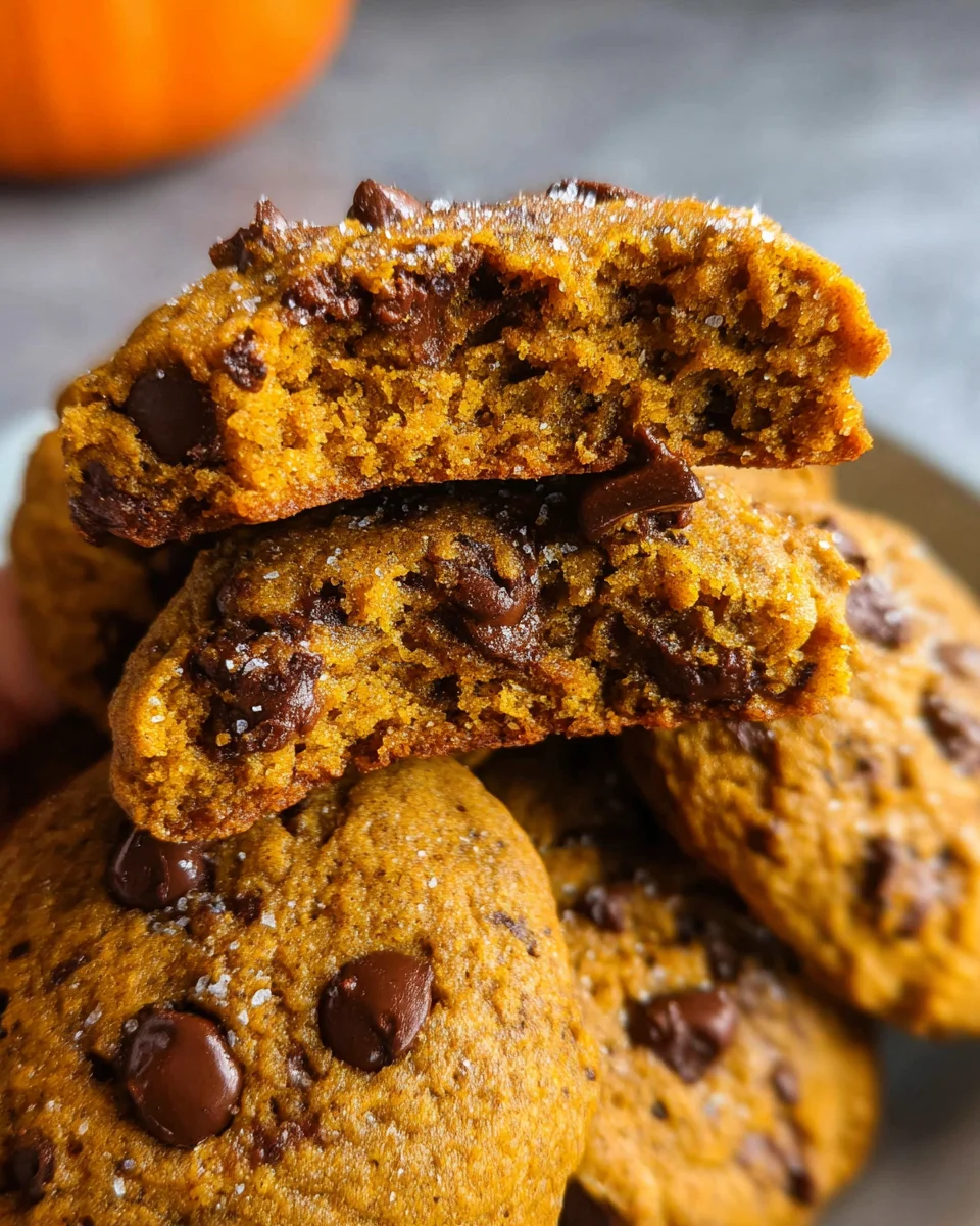 Pumpkin Chocolate Chip Cookies 25 Pumpkin