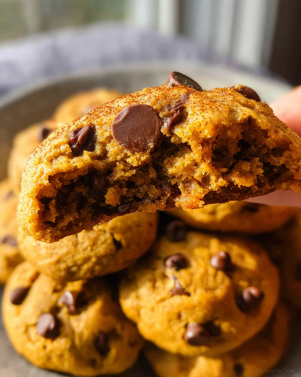 Pumpkin Chocolate Chip Cookies 26 Pumpkin
