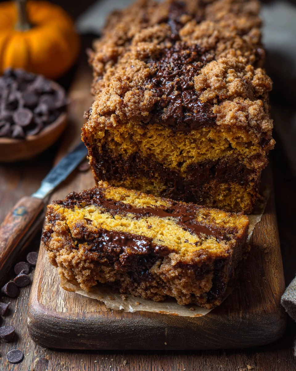 Pumpkin Chocolate Chip Streusel Bread 18 Pumpkin