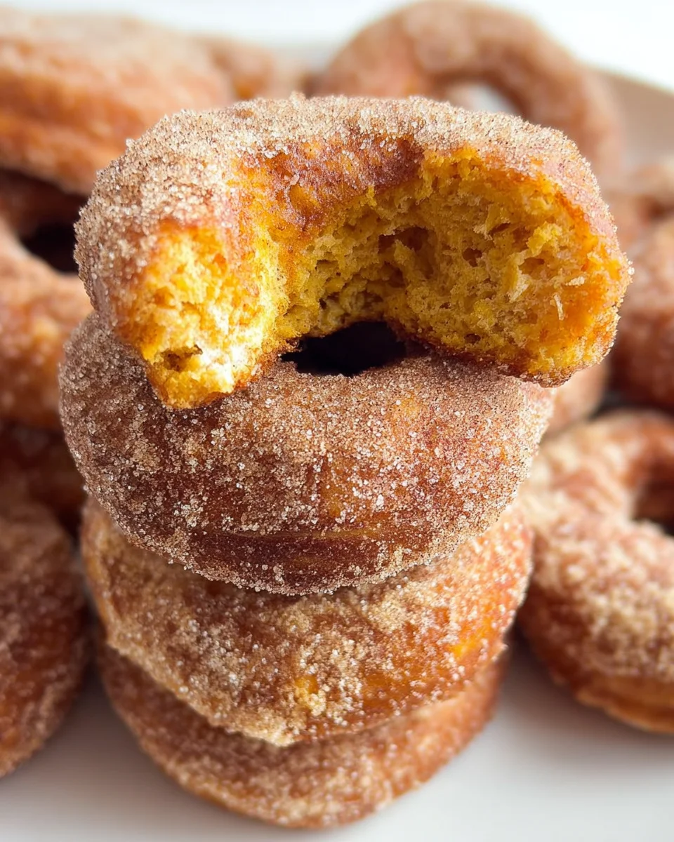 Pumpkin Cinnamon Sugar Donuts 23 Pumpkin
